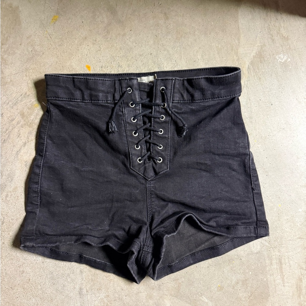 TopShop Joni Shorts Lace-Up